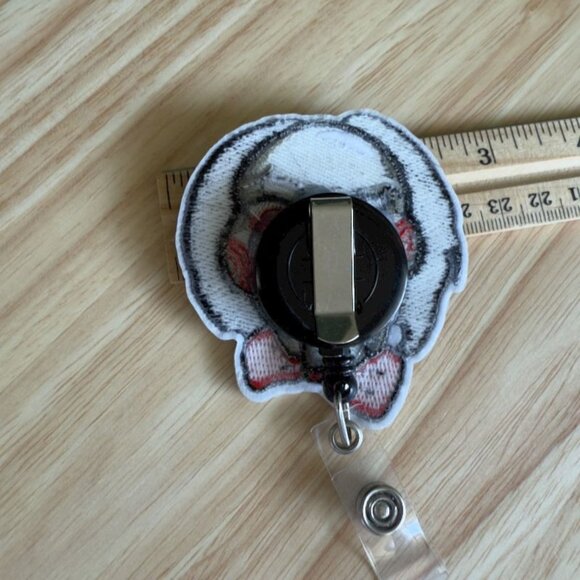 Vintage Horror Movie Badge Reel Set Saw Pennywise Sugar & Skull Designs Patches - Picture 9 of 10
